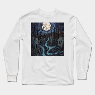 In The Cemetary At Midnight Long Sleeve T-Shirt